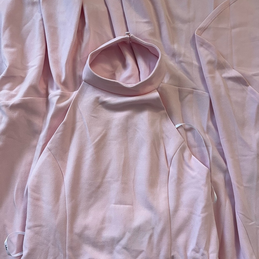 Lulus Majestic Perfection Light Pink Ruffled Halter Maxi Dress - Picture 12 of 14